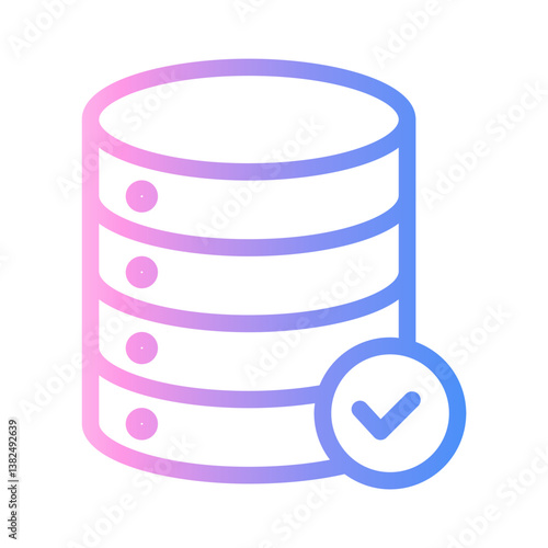 valid Line Gradient Icon
