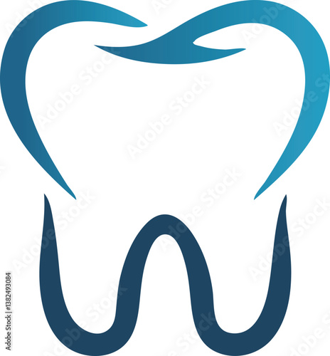 vector illustration of a tooth