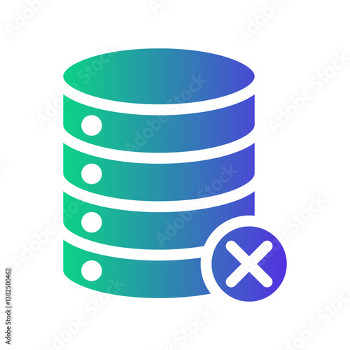 delete Gradient icon