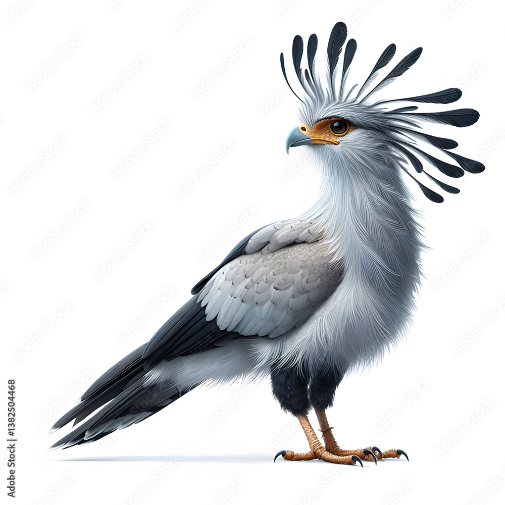 Fototapeta premium bird on white background