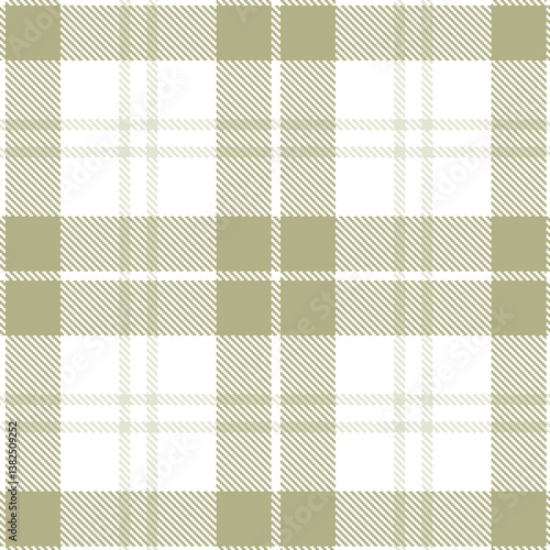 Muted white Tartan patterns fabric texture. Elegant Cool putty Seamless Tartan