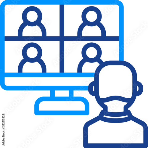 Online Conference Icon