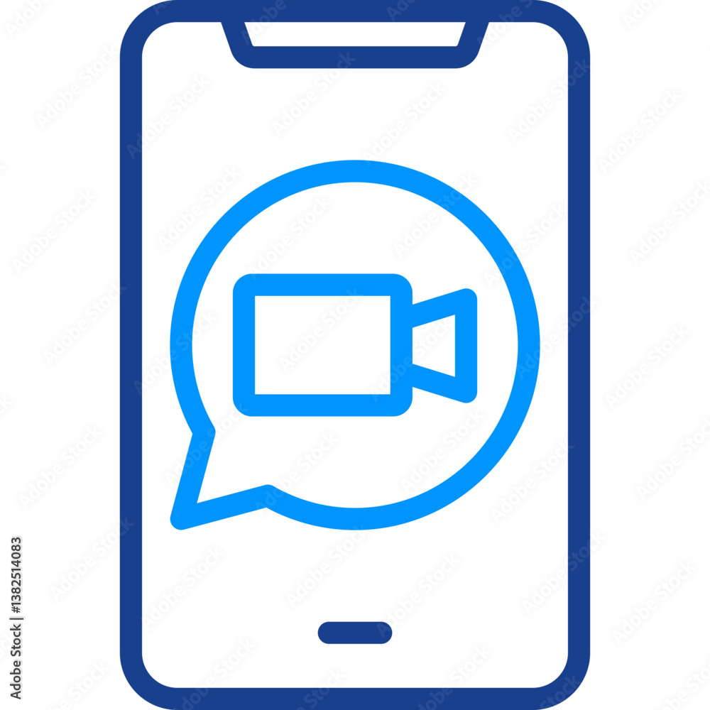 Fototapeta premium Video Call Icon