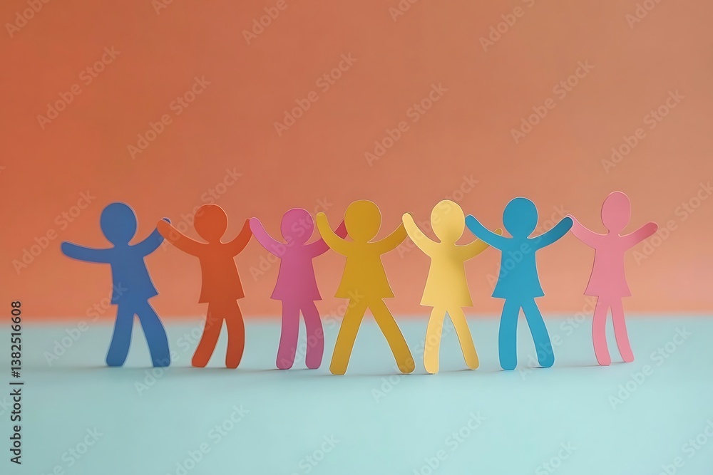 Diverse Group Holding Hands Teamwork Success Diverse Group Holding Hands Teamwork Success