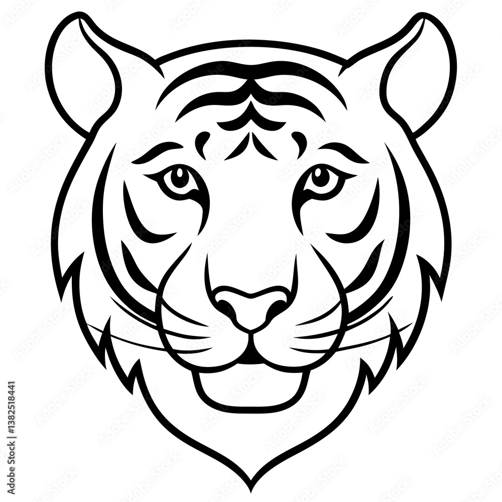 tiger head vector tiger head vector