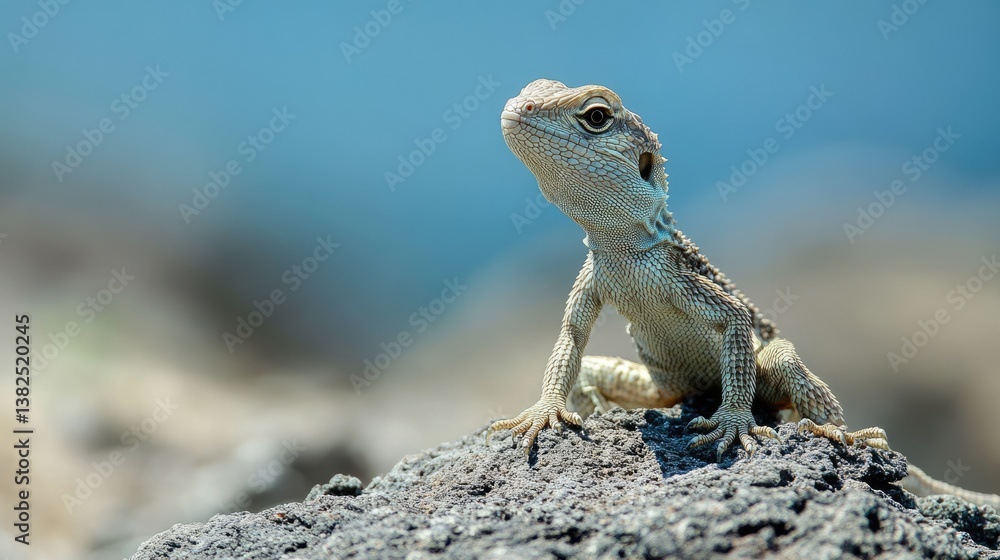 Little Lizard in St. Eustatius' Quill Crater: Capturing Reptile Wildlife in its Natural Habitat Little Lizard in St. Eustatius' Quill Crater: Capturing Reptile Wildlife in its Natural Habitat