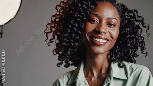 The Smiling Woman in Portrait