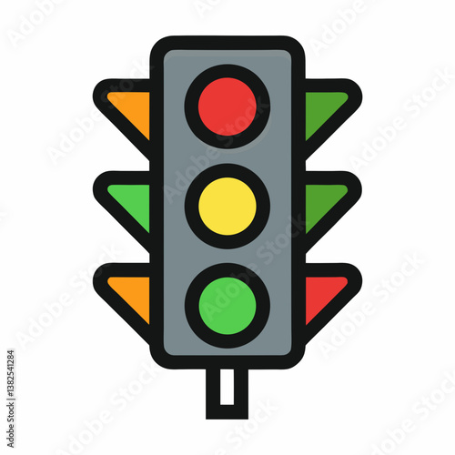 traffic light on green