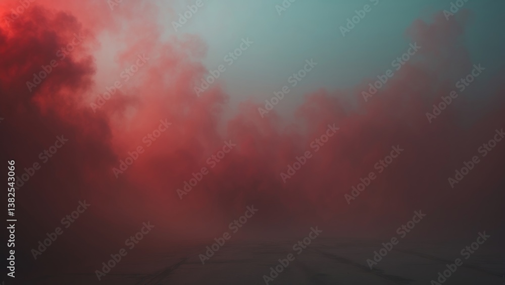 Naklejka premium Shiny red bokeh background