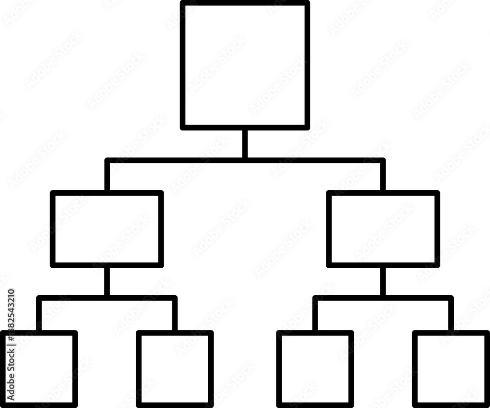 Flowchart. Hierarchy vector icons. Org chart. Organizational flow. Flowchart. Hierarchy vector icons. Org chart. Organizational flow.