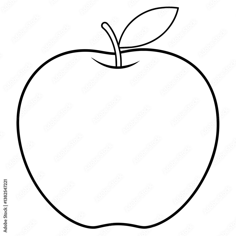 vector illustration of an apple vector illustration of an apple