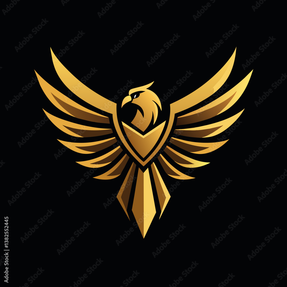 Obraz premium eagle with wings