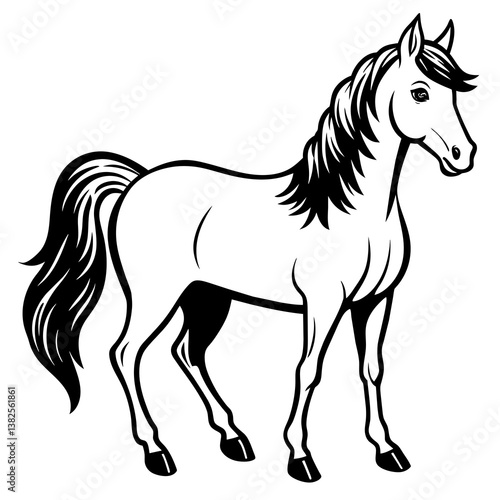 horse vector illustration