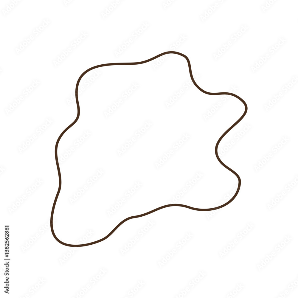 abstrack brown shape line abstrack brown shape line