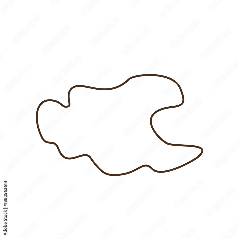 abstrack brown shape line abstrack brown shape line