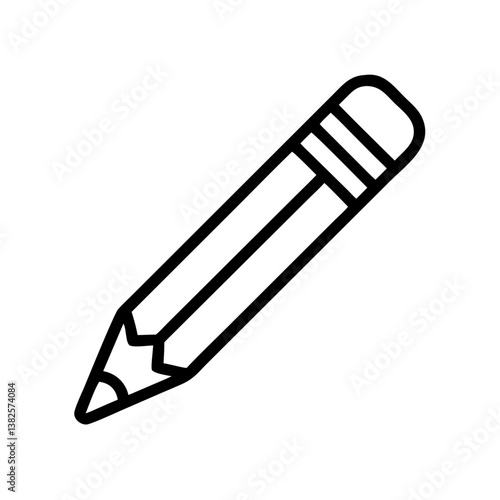 pencil icon illustration on a white background  