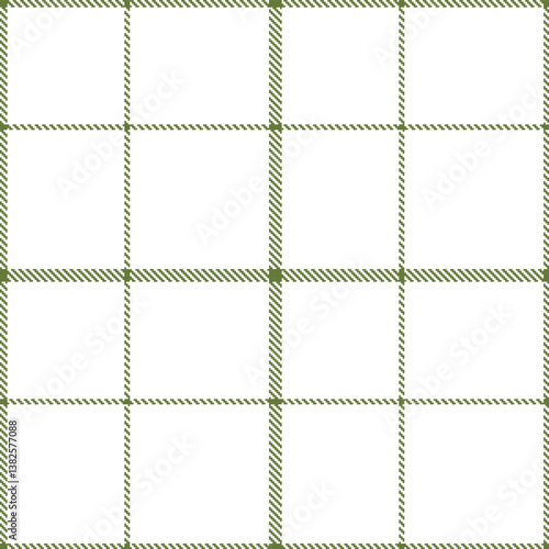 Sandy military green and Iridescent white Seamless Tartan Fabric Design