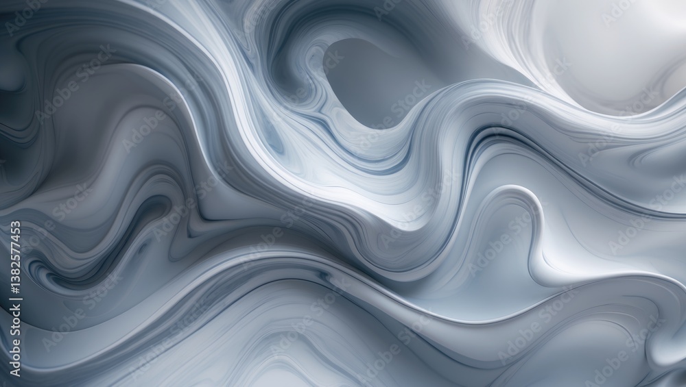Fototapeta premium Gray Onyx Crystal Marble Surface Featuring Icy Tones, Polished Quartz Stone Backdrop.