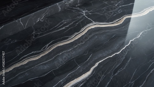 Gray marble background. Natural marble wallpaper and countertops. Grey marble floor and wall tiles. Travertine marble texture. Natural granite stone.