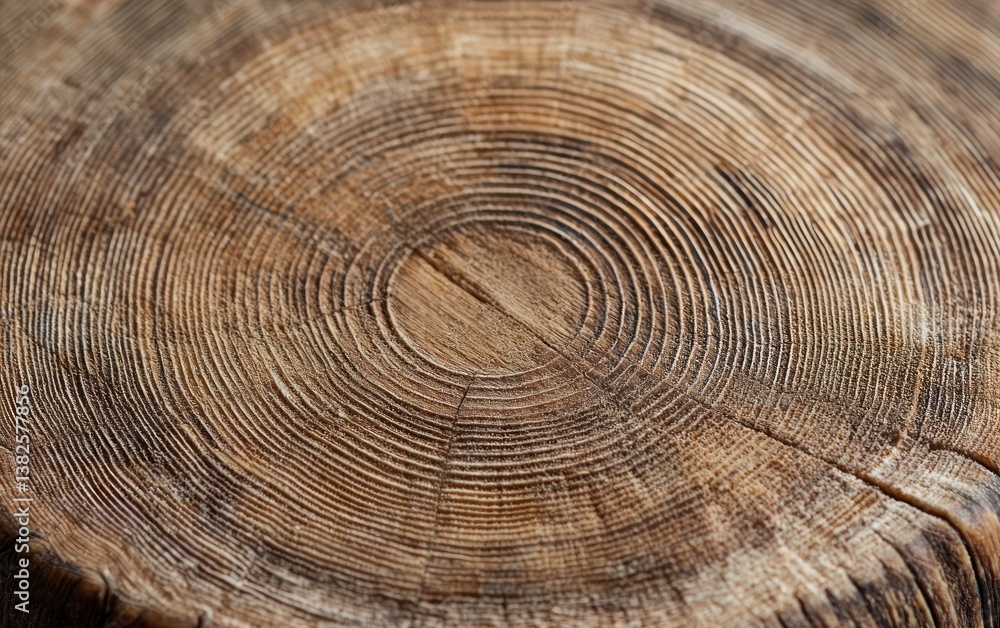 Detailed Tree Stump Cross Section Detailed Tree Stump Cross Section