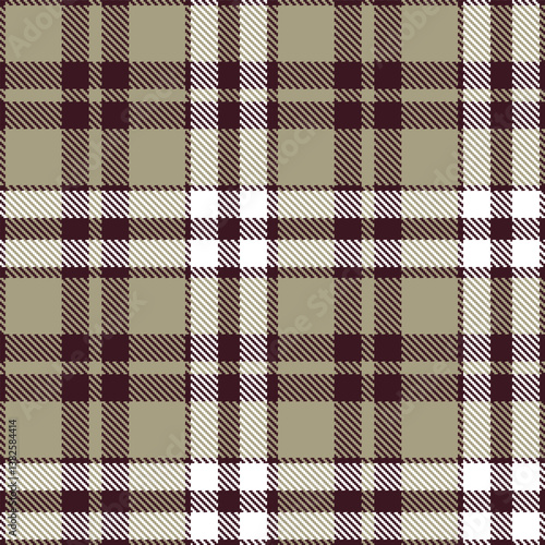 Wallpaper Mural Elegant Pale dark maroon & Soft stone Seamless Tartan Fabric Design Torontodigital.ca