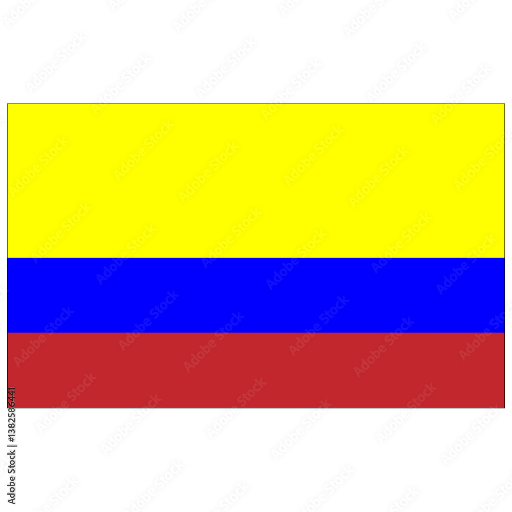Fototapeta premium Flag of Columbia