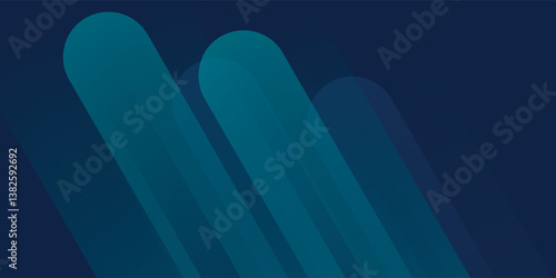 Abstract drak blue background with diagonal lines. Dynamic shapes composition
