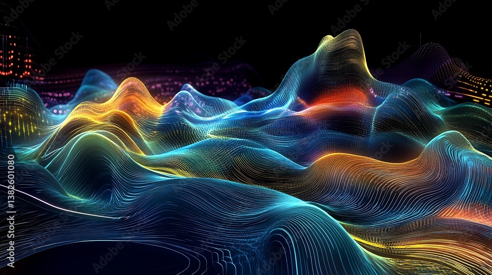Obraz premium abstract fractal background