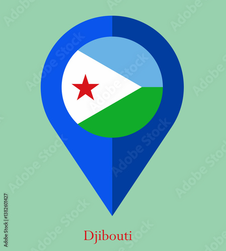 Flag Of Djibouti, Djibouti flag, National flag of Djibouti. mapi pin flag of Djibouti. Free Download Flag Of Djibouti, Djibouti flag, National flag of Djibouti. mapi pin flag of Djibouti. - GFXLoad