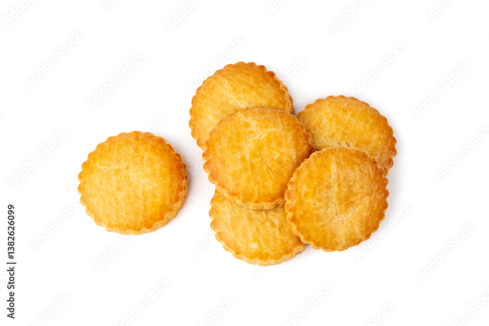 Netherlands traditional cookies isolated, Holland almond filled cake, Dutch marzipan pastry Netherlands traditional cookies isolated, Holland almond filled cake, Dutch marzipan pastry
