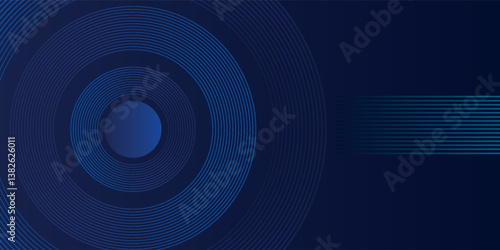 abstract dark background with glowing lines circles modern shapes