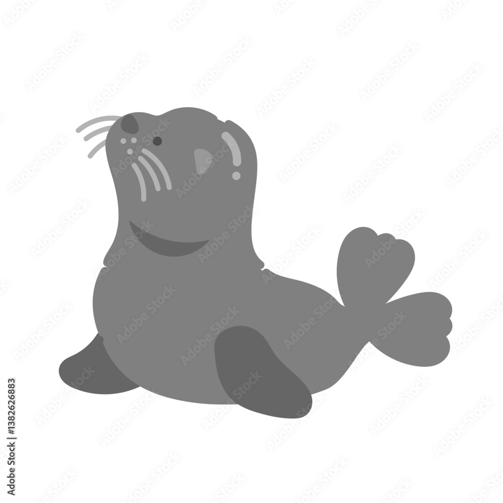 Obraz premium アシカ イラスト