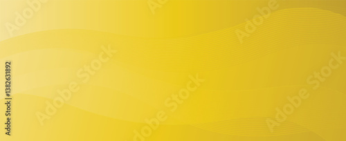 Vector yellow line background curve element with yellow space for text and message design, overlapping layers, vector