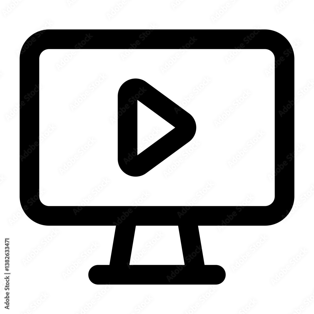 monitor icon for illustration monitor icon for illustration