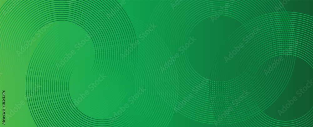 green geometric abstract background overlapping layers on bright space with line effect decoration. Circle style concept modern graphic design element for banner, flyer, card. vector green geometric abstract background overlapping layers on bright space with line effect decoration. Circle style concept modern graphic design element for banner, flyer, card. vector