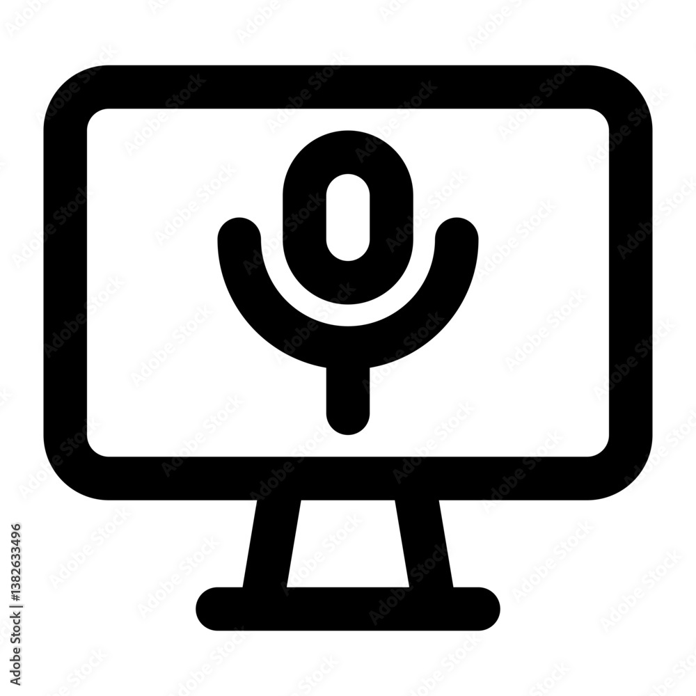 monitor icon for illustration monitor icon for illustration