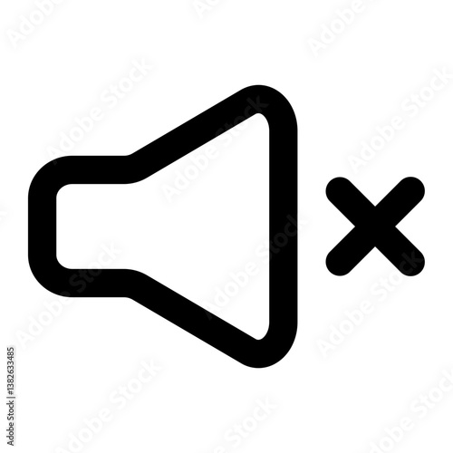 mute icon for illustration