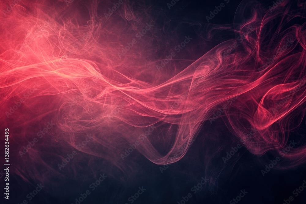 Obraz premium Colorful abstract background with swirling smoke patterns creating a vibrant and dynamic visual effect for artistic design and creative projects concept