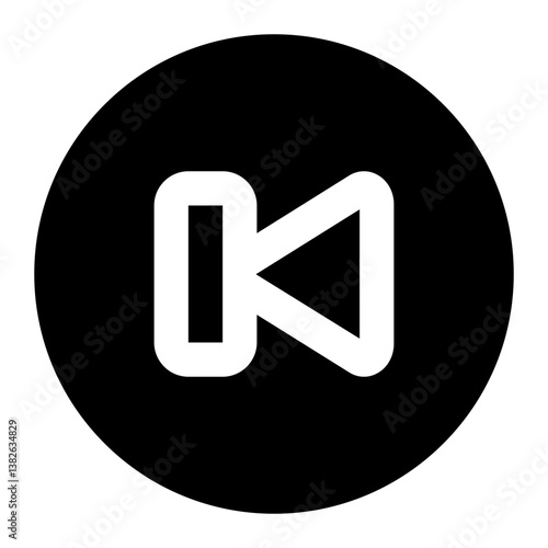 backward icon for illustration
