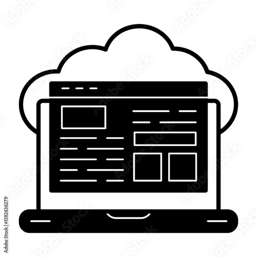 Cloud service Icon