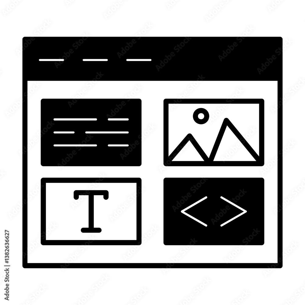 Web design Icon Web design Icon