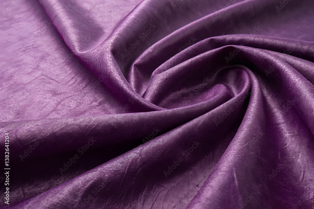 Fototapeta premium Luxurious Navy Blue Silk Fabric Texture Background.