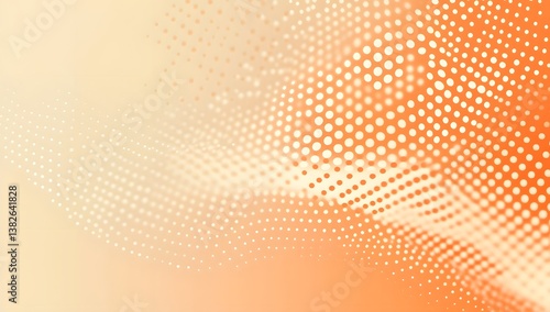 Wallpaper Mural Abstract Dotted Wave Background Torontodigital.ca