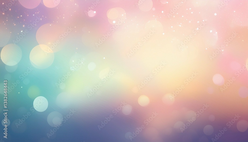 Obraz premium Pastel Bokeh Background with Light Effects