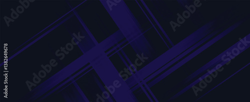 Modern wide Hi-tech digital technology concept. Illustration high computer technology on purple and blue gradient background. Abstract futuristic design. Sci-fi vector illustration