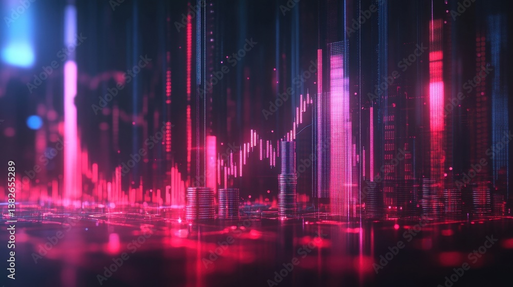 Stock Market Visualization with Increasing Trend Stock Market Visualization with Increasing Trend