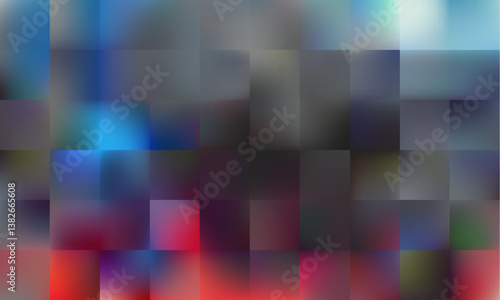 This Soft colors lowpoly mosaic Abstract Background with Blurred Squares is perfect for Creative Designs, bringing tranquility and inspiration to