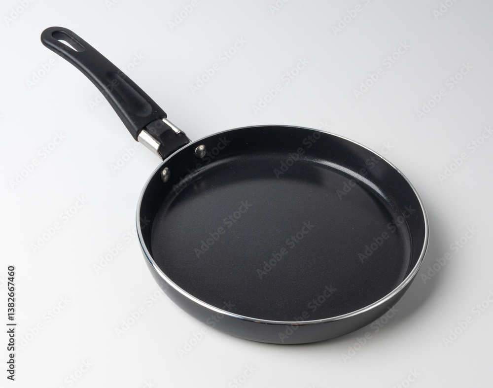 Small frying pan isolated, new non stick mini skillet, empty nonstick surface cookware, single egg pan, Small frying pan isolated, new non stick mini skillet, empty nonstick surface cookware, single egg pan,