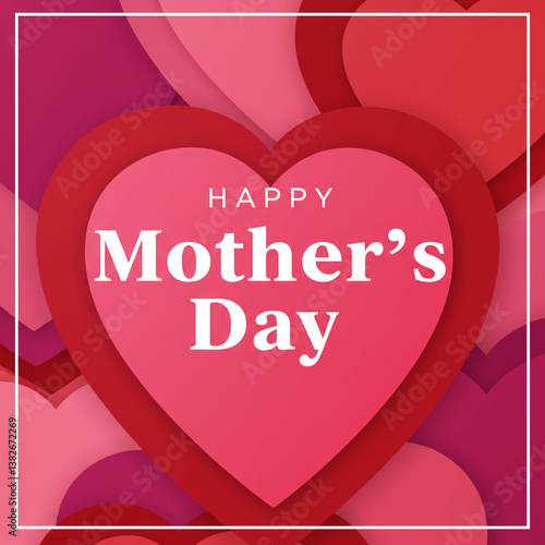 Abstract Mother's Day Desig...
