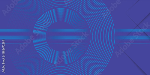 abstract dark background with glowing lines circles. Vector abstract graphic design banner pattern presentation background web template. eps 10